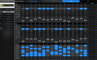 Click to display the Roland S-760 Performance Editor
