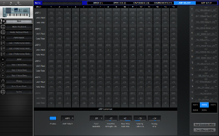 Click to display the Yamaha Motif XS 6 Multi - Arp Select Editor