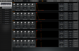 Click to display the ASM Hydrasynth Deluxe v2 Patch - ENV Editor
