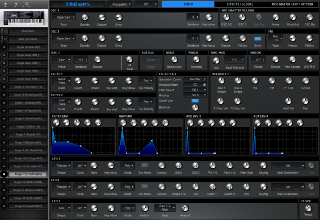Click to display the Access Virus TI Single 12 - SYNTH Editor
