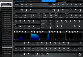 Click to display the Access Virus TI Single 13 - SYNTH Editor