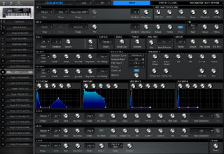 Click to display the Access Virus TI Single 3 - SYNTH Editor