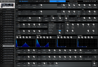 Click to display the Access Virus TI Single 9 - SYNTH Editor