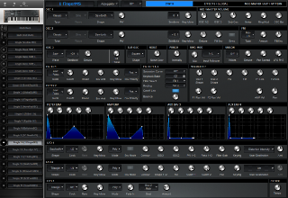 Click to display the Access Virus TI2 Single 10 - SYNTH Editor