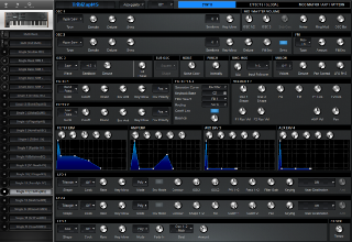 Click to display the Access Virus TI2 Single 12 - SYNTH Editor