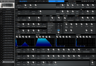 Click to display the Access Virus TI2 Single 16 - SYNTH Editor