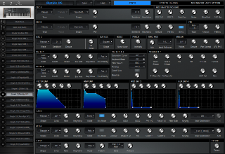 Click to display the Access Virus TI2 Single 7 - SYNTH Editor