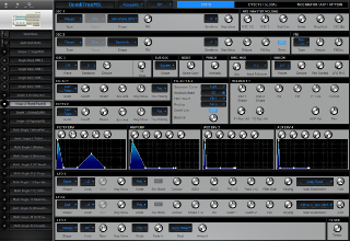 Click to display the Access Virus TI Snow Single 2 - SYNTH Editor