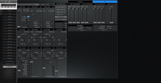 Click to display the Alesis QS 6 Program & FX Editor