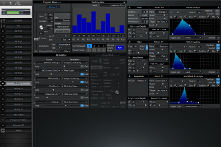 Click to display the Alesis QuadraSynth S4+ Rck Mix Prg 11 Editor