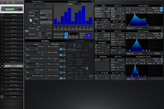 Click to display the Alesis QuadraSynth S4+ Rck Mix Prg 12 Editor