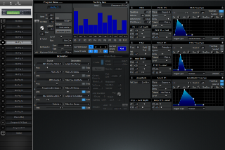 Click to display the Alesis QuadraSynth S4+ Rck Mix Prg 3 Editor