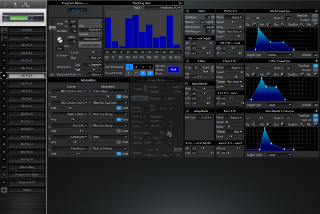 Click to display the Alesis QuadraSynth S4+ Rck Mix Prg 5 Editor
