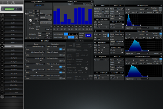 Click to display the Alesis QuadraSynth S4+ Rck Mix Prg 7 Editor