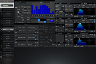 Click to display the Alesis QuadraSynth S4+ Rck Mix Prg 8 Editor