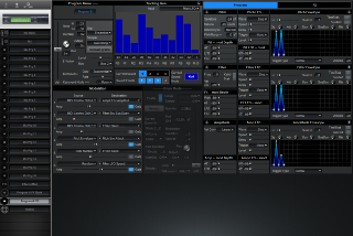 Click to display the Alesis QuadraSynth S4+ Rck Program & FX Editor