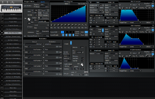 Click to display the Alesis QuadraSynth S4 Mix Pgm 2 Editor