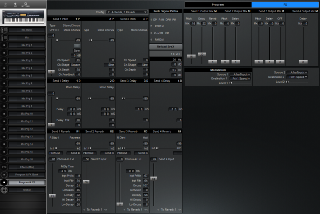 Click to display the Alesis QuadraSynth S4 Plus (S8) Program & FX Editor