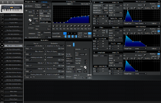Click to display the Alesis QuadraSynth S4 Rack Mix Pgm 5 Editor