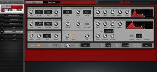 Click to display the Clavia Nord Lead 1 (v2 ROMS) Patch B Editor