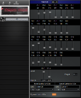 Click to display the DigiTech MEQ-14 All Editor