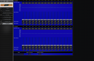 Click to display the E-MU XL-1 Arpeggiator Editor