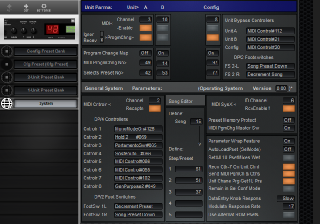 Click to display the Ensoniq DP/2 System Editor