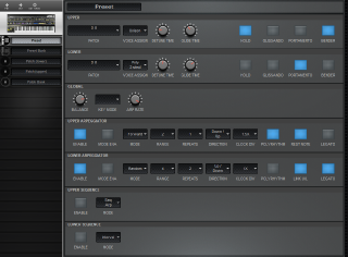 Click to display the Europa Jupiter 6 Preset Editor