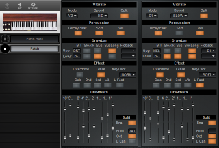 Click to display the Hammond XB-2 Patch Editor