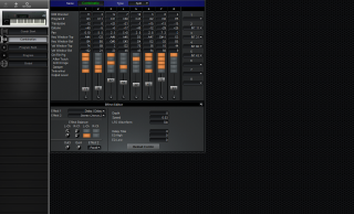 Click to display the Korg M1 EX Combination Editor