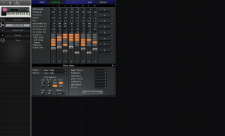 Click to display the Korg M1 Plus+1 Combination Editor