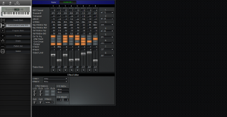 Click to display the Korg N264 Combination Editor