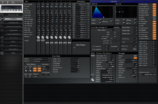 Click to display the Korg N5EX Performance Editor