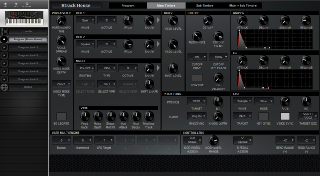 Click to display the Korg Prologue Alt Program - Main Timbre Editor