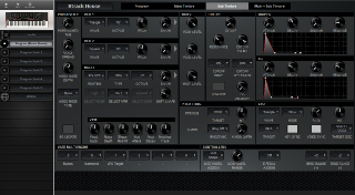 Click to display the Korg Prologue Alt Program - Sub Timbre Editor