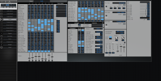 Click to display the Korg TR 76 Combi Editor