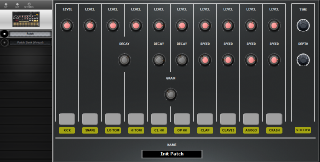 Click to display the Korg Volca Beats Patch Editor