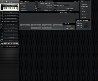 Click to display the Korg Wavestation Wave Sequence RAM 1 Editor