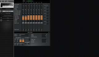Click to display the Korg X3R Combi Editor