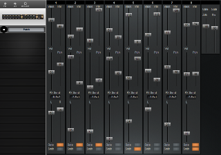 Click to display the MOTU 7s MIDI Mixer Patch Editor