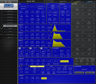 Click to display the Modal Cobalt8 Patch 499 Editor