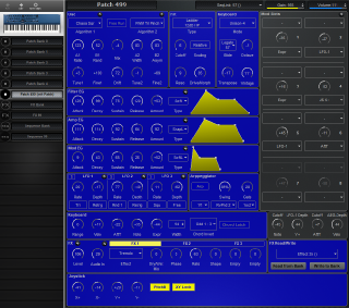 Click to display the Modal Cobalt8X Patch 499 Editor
