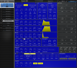 Click to display the Modal Cobalt8m Patch 499 Editor