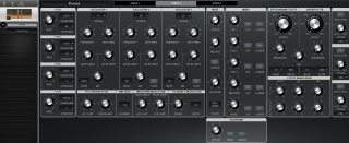 Click to display the Moog One CC Preset Editor