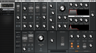 Click to display the Moog Subsequent 25 Preset Editor