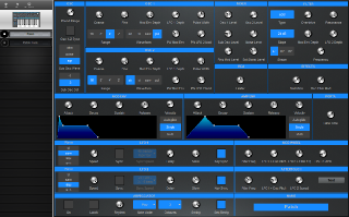 Click to display the Novation Bass Station II Patch Editor