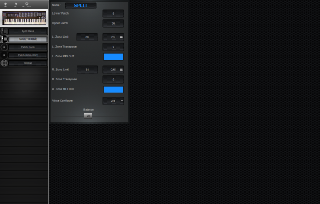 Click to display the Oberheim Matrix-6R Split Editor