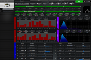 Click to display the Preenfm FM2 Patch - Main Editor