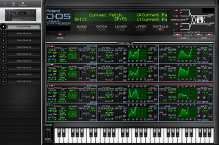 Click to display the Roland D-05 Current Patch - Partials Mode Editor