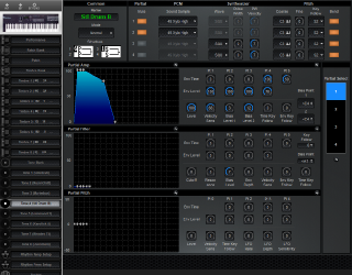 Click to display the Roland D-10 Tone 4 Editor